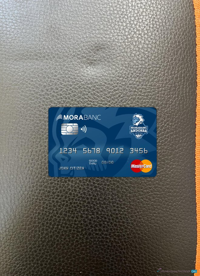 Download Andorra Morabank mastercard photolook front Photoshop template